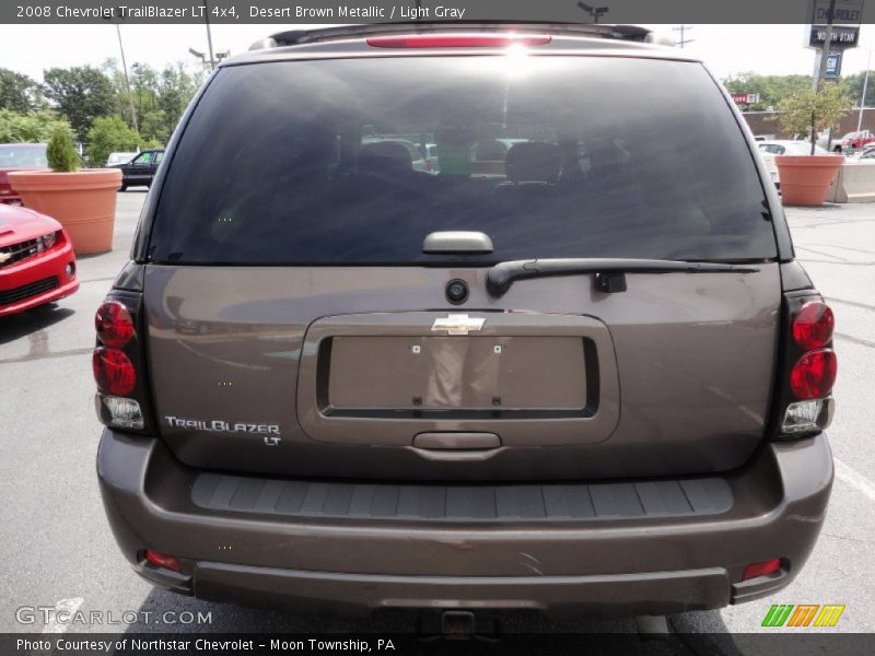 Desert Brown Metallic / Light Gray 2008 Chevrolet TrailBlazer LT 4x4