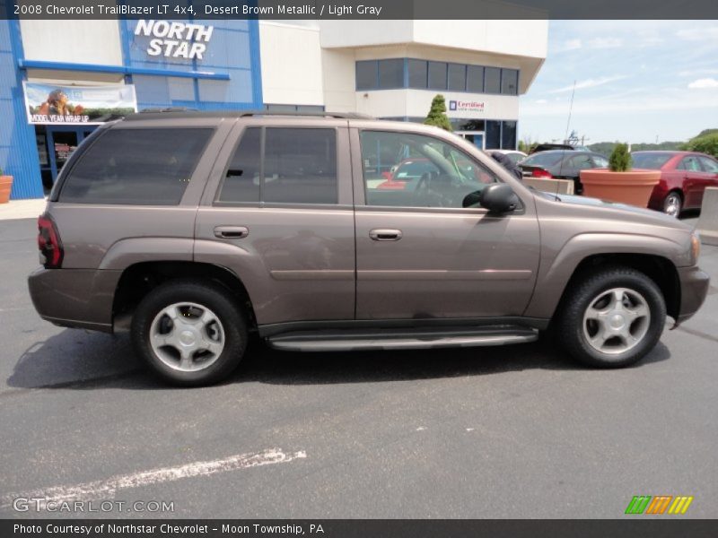 Desert Brown Metallic / Light Gray 2008 Chevrolet TrailBlazer LT 4x4