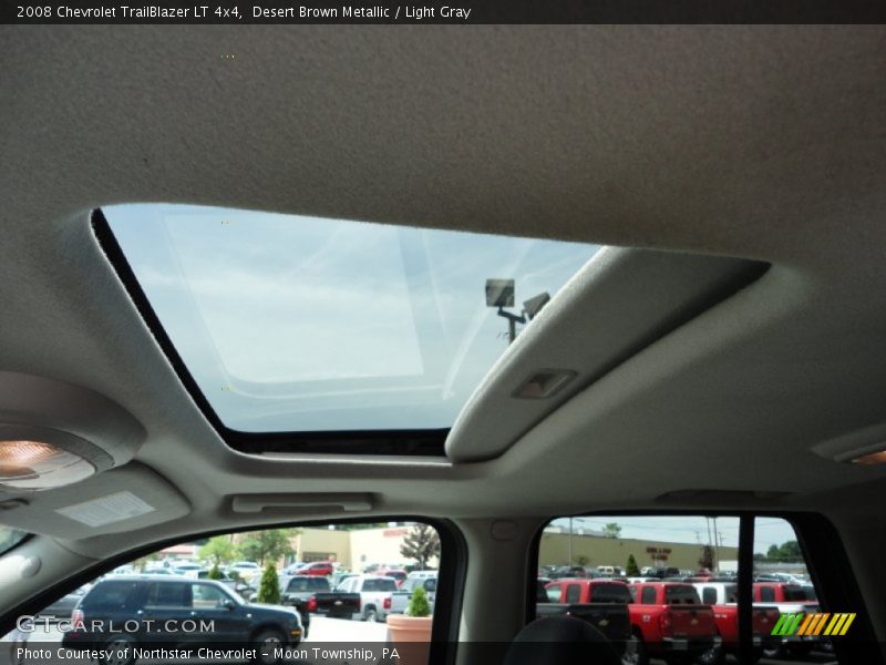 Desert Brown Metallic / Light Gray 2008 Chevrolet TrailBlazer LT 4x4