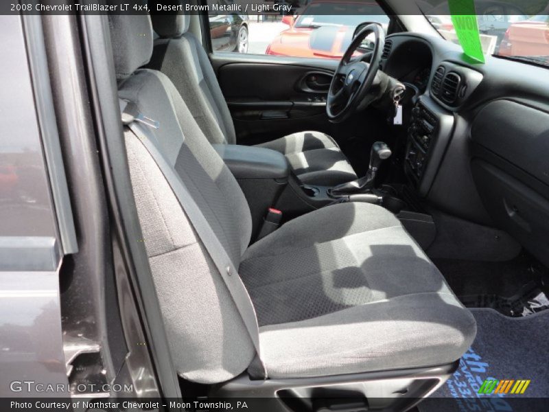 Desert Brown Metallic / Light Gray 2008 Chevrolet TrailBlazer LT 4x4