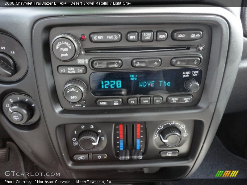 Desert Brown Metallic / Light Gray 2008 Chevrolet TrailBlazer LT 4x4
