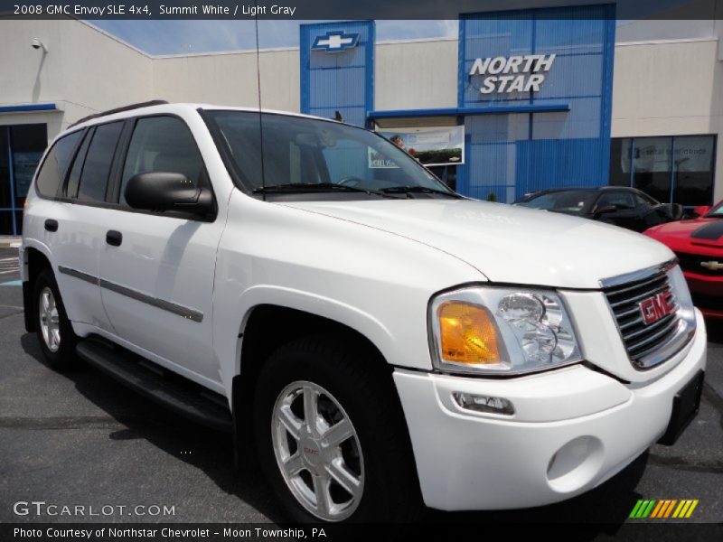 Summit White / Light Gray 2008 GMC Envoy SLE 4x4