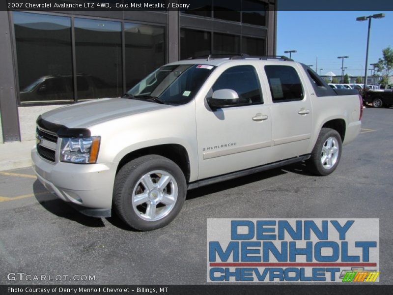 Gold Mist Metallic / Ebony 2007 Chevrolet Avalanche LTZ 4WD