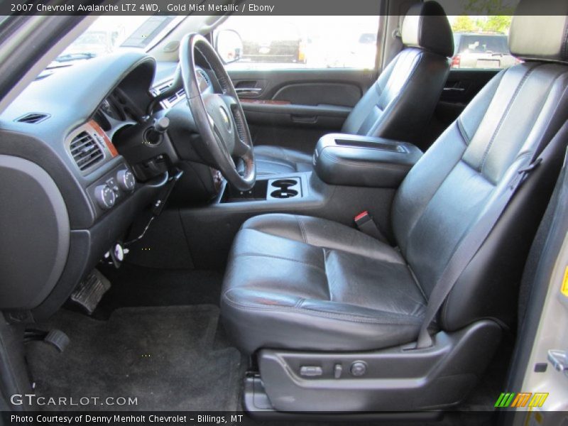  2007 Avalanche LTZ 4WD Ebony Interior