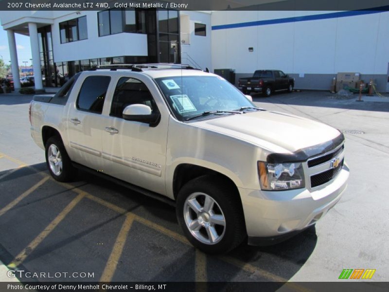 Gold Mist Metallic / Ebony 2007 Chevrolet Avalanche LTZ 4WD