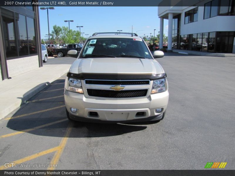 Gold Mist Metallic / Ebony 2007 Chevrolet Avalanche LTZ 4WD