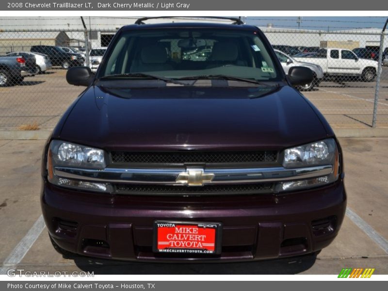 Dark Cherry Metallic / Light Gray 2008 Chevrolet TrailBlazer LT