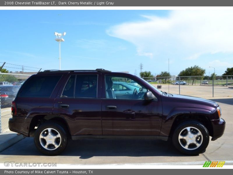 Dark Cherry Metallic / Light Gray 2008 Chevrolet TrailBlazer LT