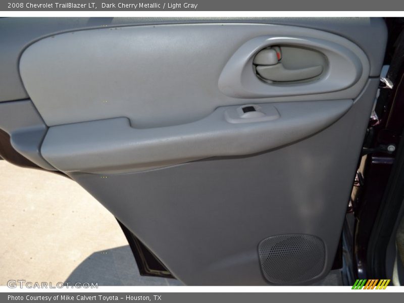 Dark Cherry Metallic / Light Gray 2008 Chevrolet TrailBlazer LT