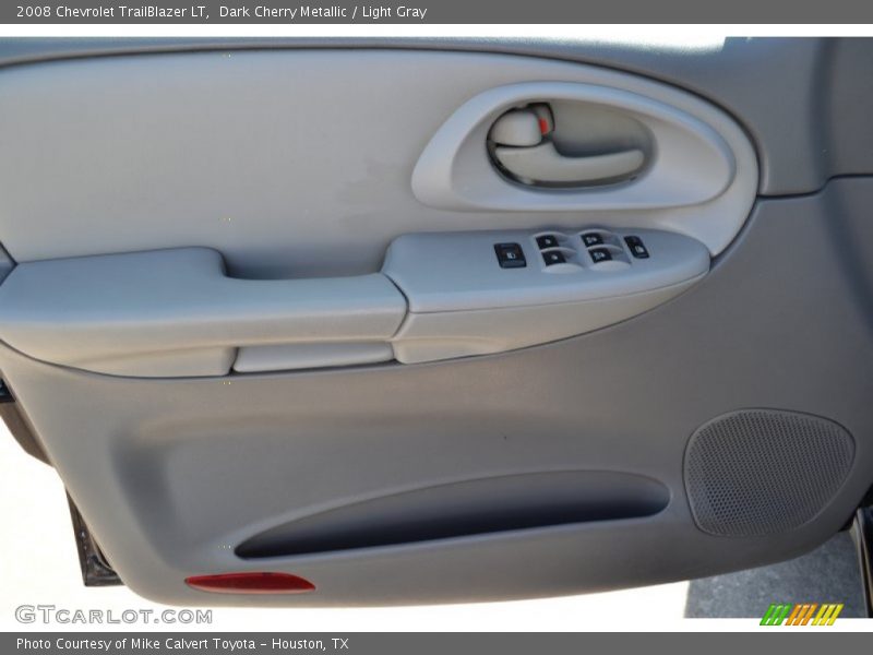 Dark Cherry Metallic / Light Gray 2008 Chevrolet TrailBlazer LT