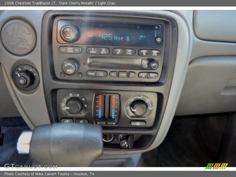 Dark Cherry Metallic / Light Gray 2008 Chevrolet TrailBlazer LT