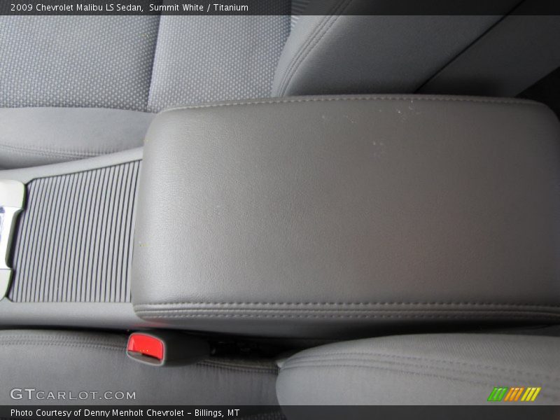 Summit White / Titanium 2009 Chevrolet Malibu LS Sedan