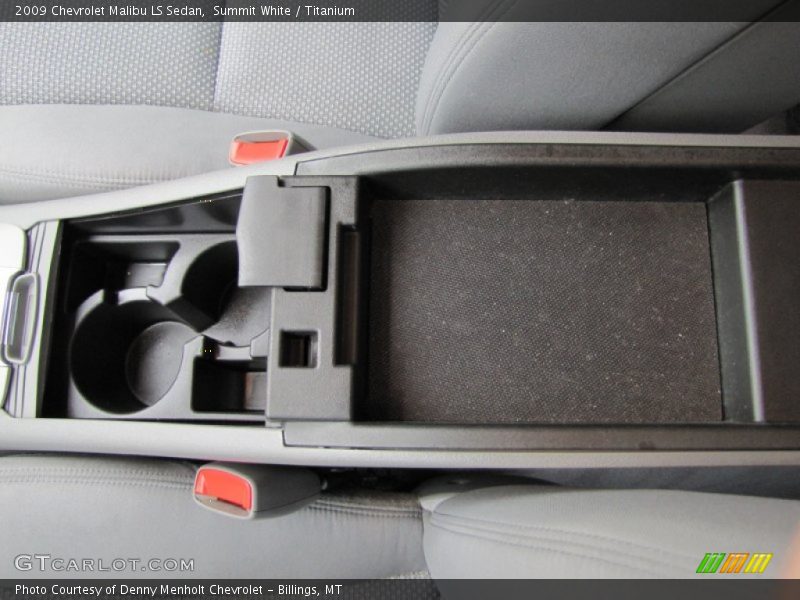 Summit White / Titanium 2009 Chevrolet Malibu LS Sedan