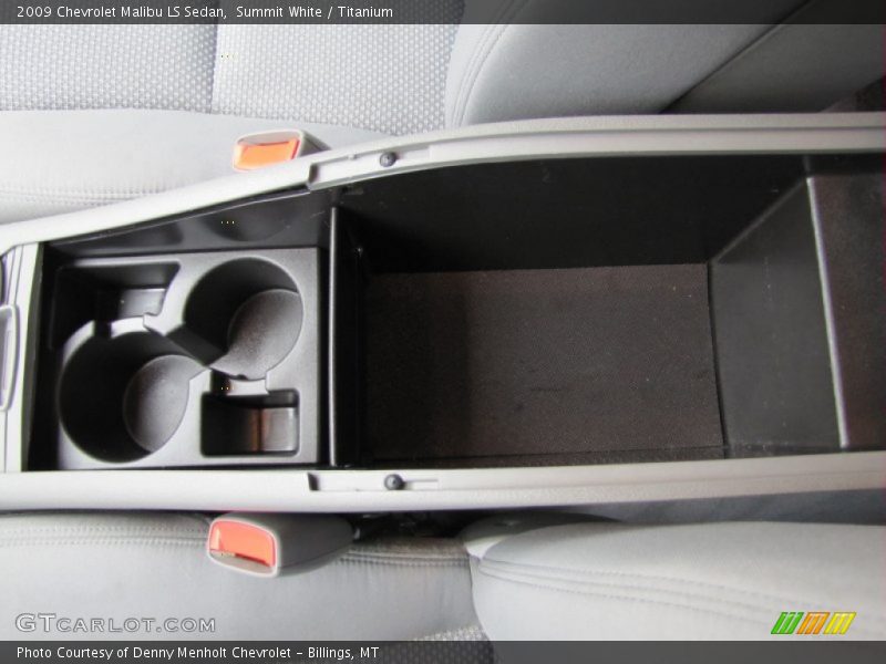 Summit White / Titanium 2009 Chevrolet Malibu LS Sedan
