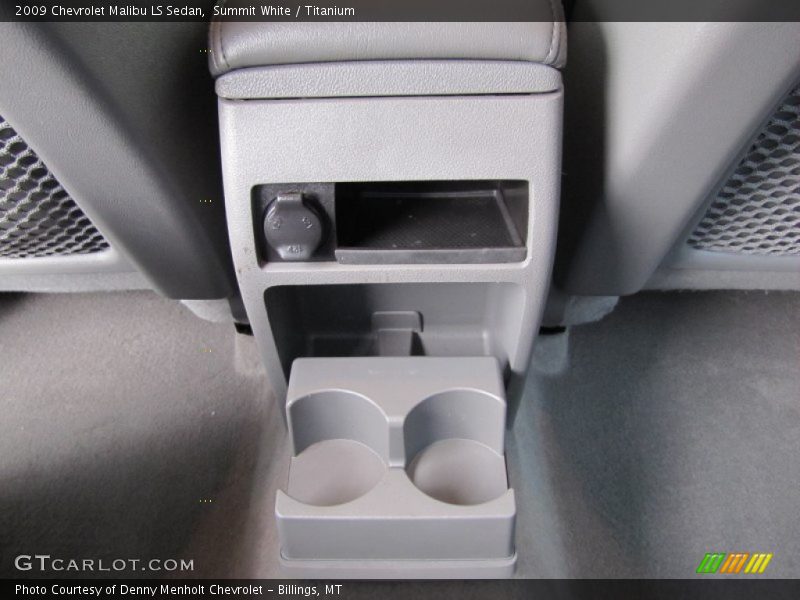 Summit White / Titanium 2009 Chevrolet Malibu LS Sedan