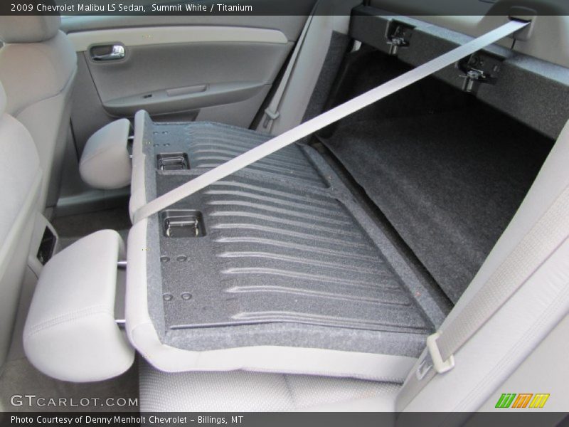 Summit White / Titanium 2009 Chevrolet Malibu LS Sedan