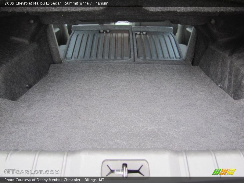 Summit White / Titanium 2009 Chevrolet Malibu LS Sedan