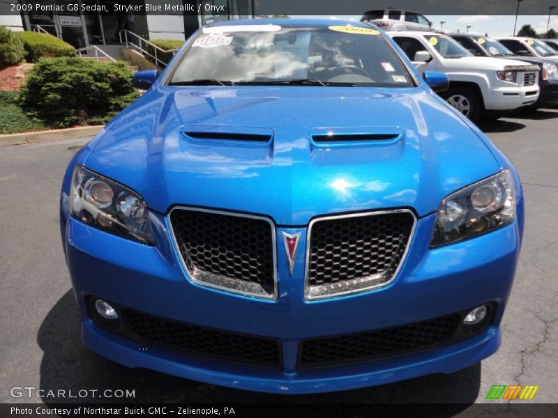 Stryker Blue Metallic / Onyx 2009 Pontiac G8 Sedan