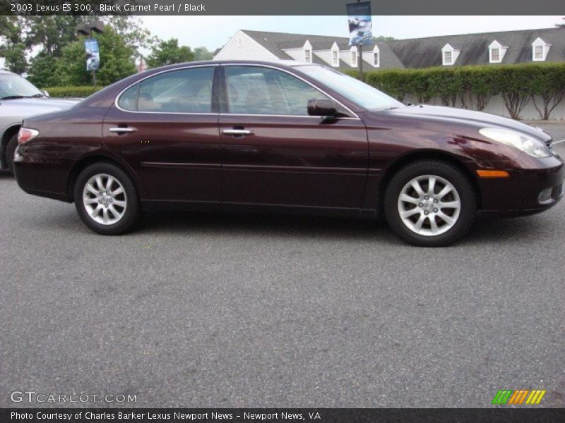 Black Garnet Pearl / Black 2003 Lexus ES 300