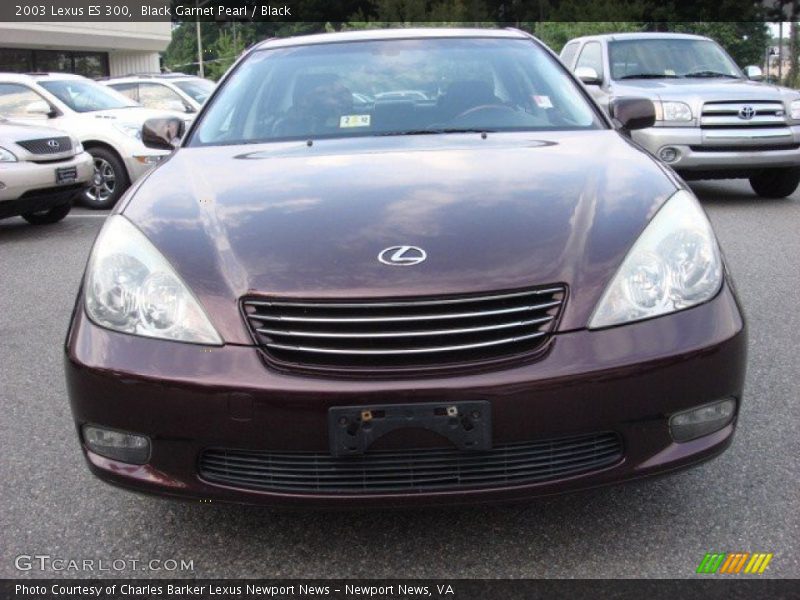 Black Garnet Pearl / Black 2003 Lexus ES 300
