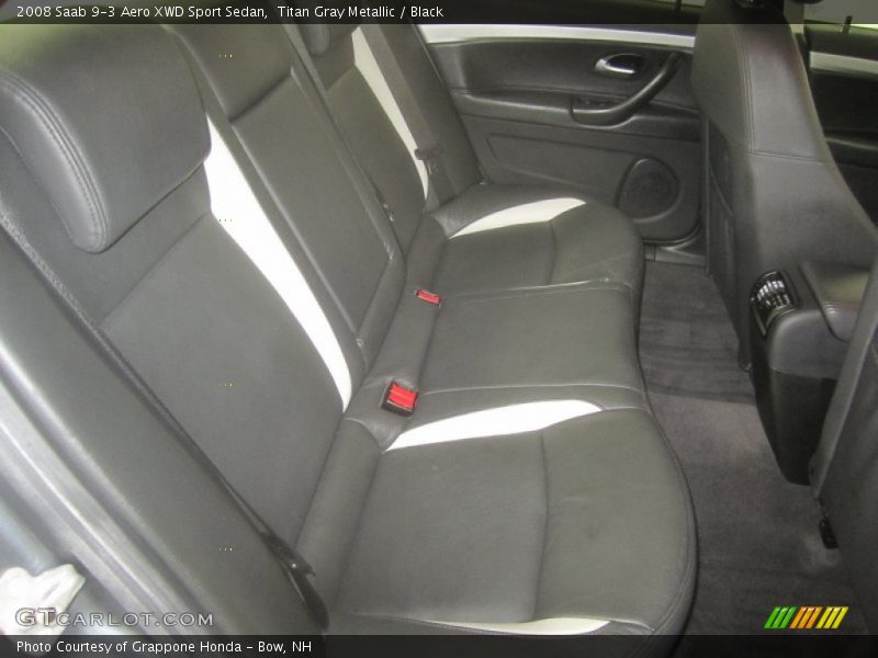 Titan Gray Metallic / Black 2008 Saab 9-3 Aero XWD Sport Sedan
