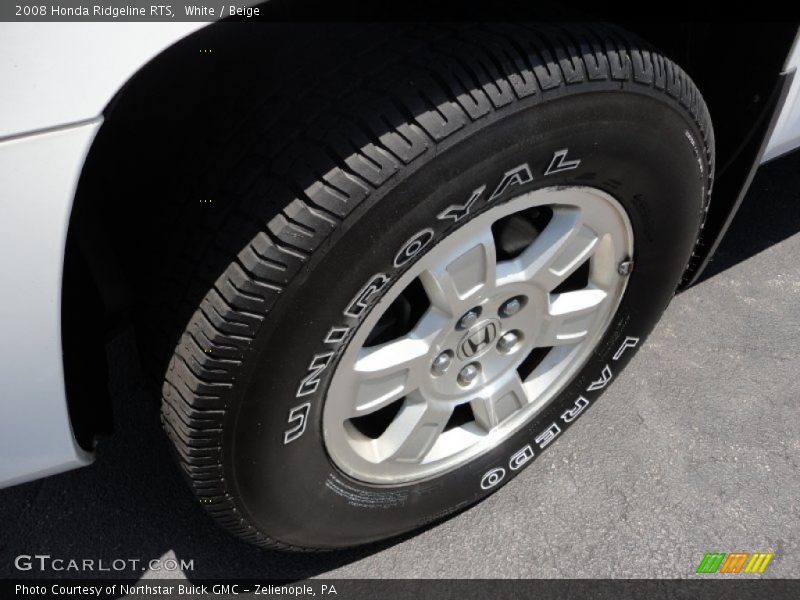 White / Beige 2008 Honda Ridgeline RTS