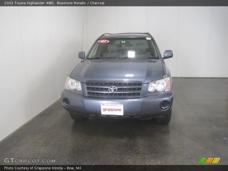 Bluestone Metallic / Charcoal 2003 Toyota Highlander 4WD