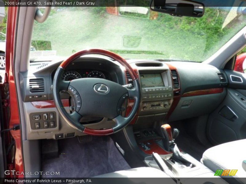Salsa Red Pearl / Dark Gray 2008 Lexus GX 470