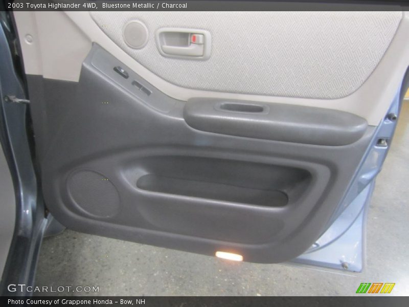 Bluestone Metallic / Charcoal 2003 Toyota Highlander 4WD