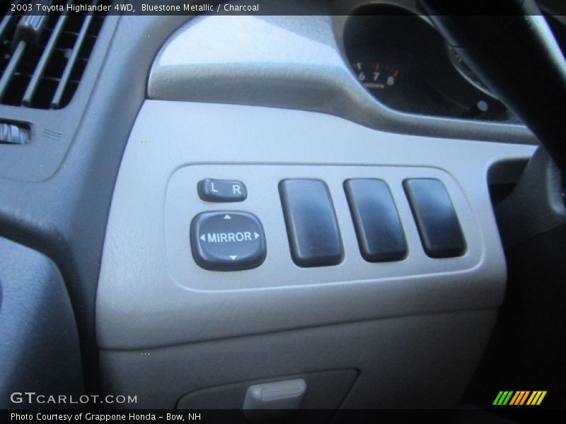 Bluestone Metallic / Charcoal 2003 Toyota Highlander 4WD
