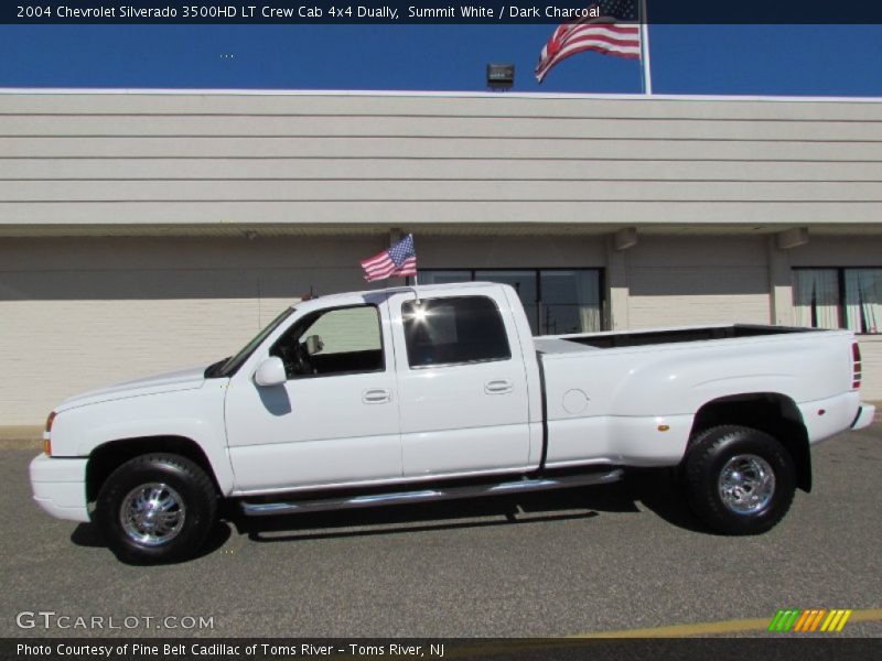 Summit White / Dark Charcoal 2004 Chevrolet Silverado 3500HD LT Crew Cab 4x4 Dually
