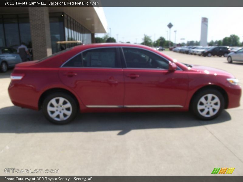 Barcelona Red Metallic / Ash 2011 Toyota Camry LE