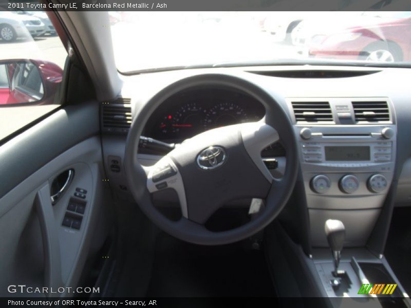 Barcelona Red Metallic / Ash 2011 Toyota Camry LE