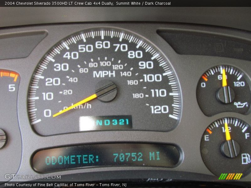 Summit White / Dark Charcoal 2004 Chevrolet Silverado 3500HD LT Crew Cab 4x4 Dually