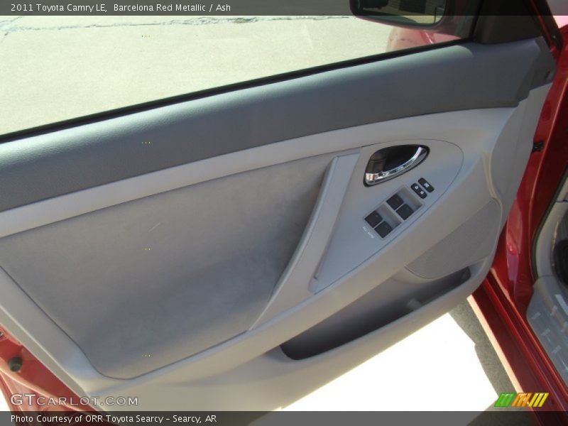 Barcelona Red Metallic / Ash 2011 Toyota Camry LE