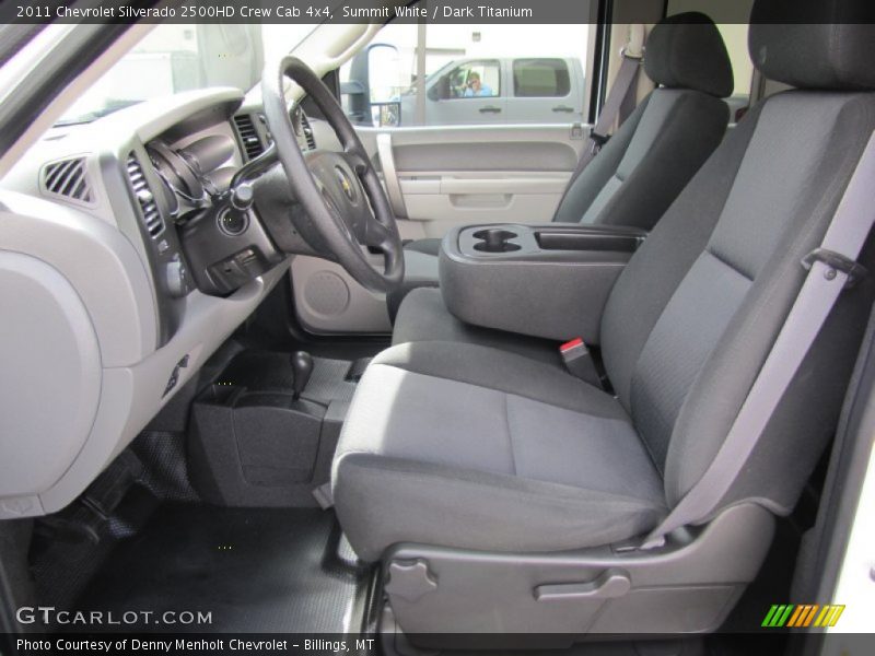 Summit White / Dark Titanium 2011 Chevrolet Silverado 2500HD Crew Cab 4x4