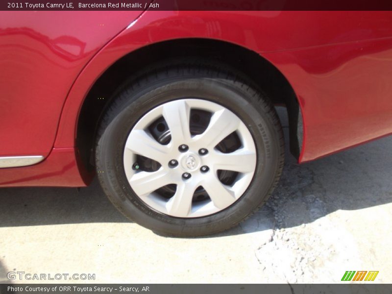 Barcelona Red Metallic / Ash 2011 Toyota Camry LE