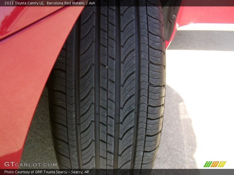 Barcelona Red Metallic / Ash 2011 Toyota Camry LE