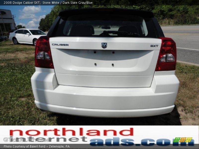 Stone White / Dark Slate Gray/Blue 2008 Dodge Caliber SXT