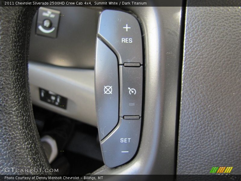 Summit White / Dark Titanium 2011 Chevrolet Silverado 2500HD Crew Cab 4x4