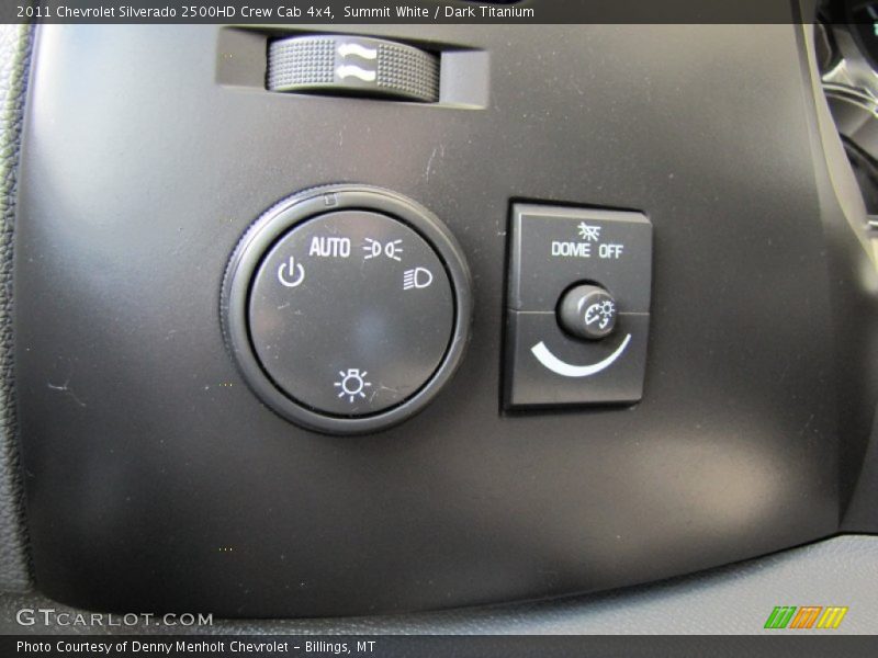 Summit White / Dark Titanium 2011 Chevrolet Silverado 2500HD Crew Cab 4x4
