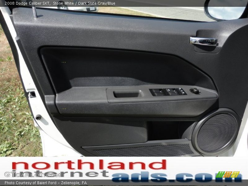 Stone White / Dark Slate Gray/Blue 2008 Dodge Caliber SXT