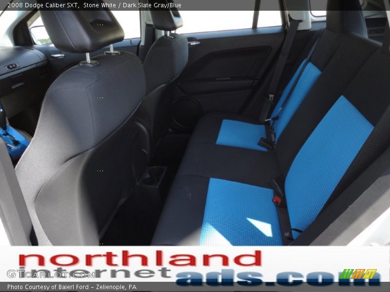 Stone White / Dark Slate Gray/Blue 2008 Dodge Caliber SXT