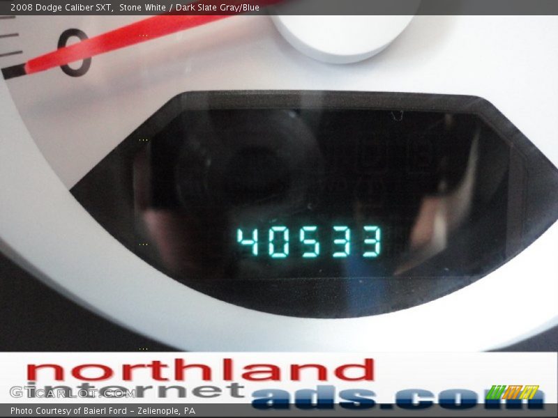 Stone White / Dark Slate Gray/Blue 2008 Dodge Caliber SXT