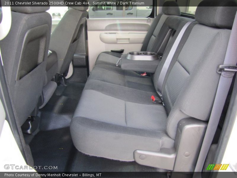 Summit White / Dark Titanium 2011 Chevrolet Silverado 2500HD Crew Cab 4x4