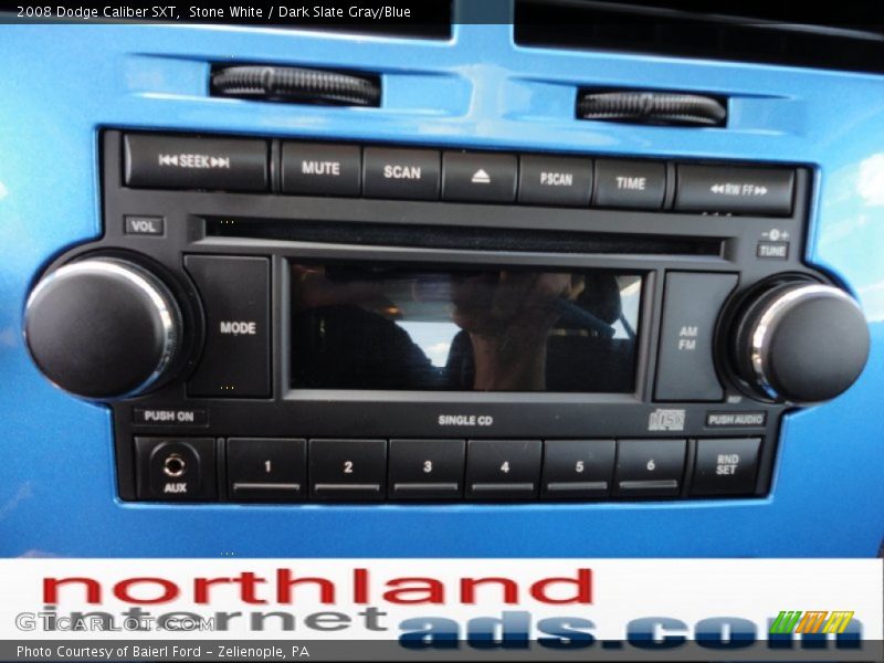 Stone White / Dark Slate Gray/Blue 2008 Dodge Caliber SXT