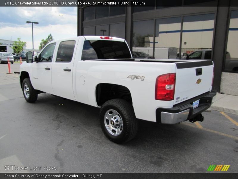 Summit White / Dark Titanium 2011 Chevrolet Silverado 2500HD Crew Cab 4x4