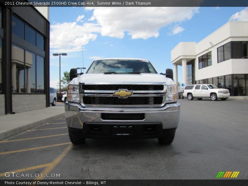 Summit White / Dark Titanium 2011 Chevrolet Silverado 2500HD Crew Cab 4x4