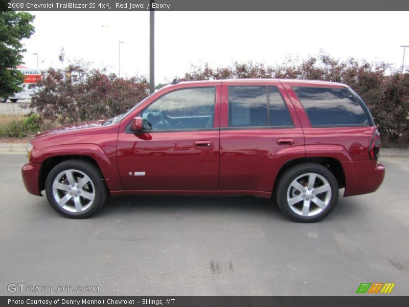 Red Jewel / Ebony 2008 Chevrolet TrailBlazer SS 4x4