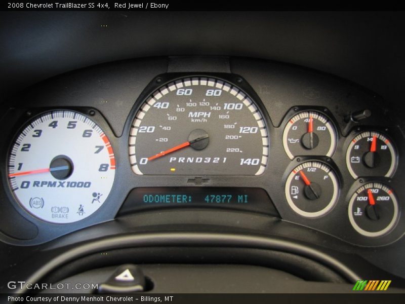 Red Jewel / Ebony 2008 Chevrolet TrailBlazer SS 4x4